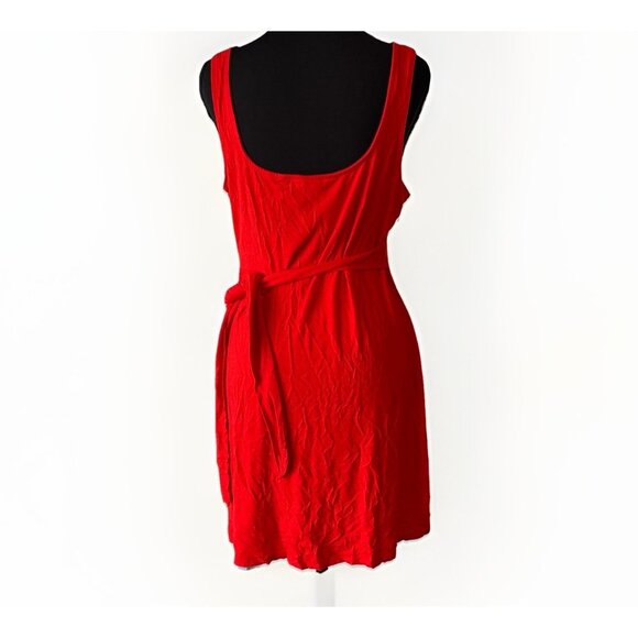 The Vanity Room Coverup Red Dress Women's Size XL Resort Cruise Beach - Picture 3 of 15